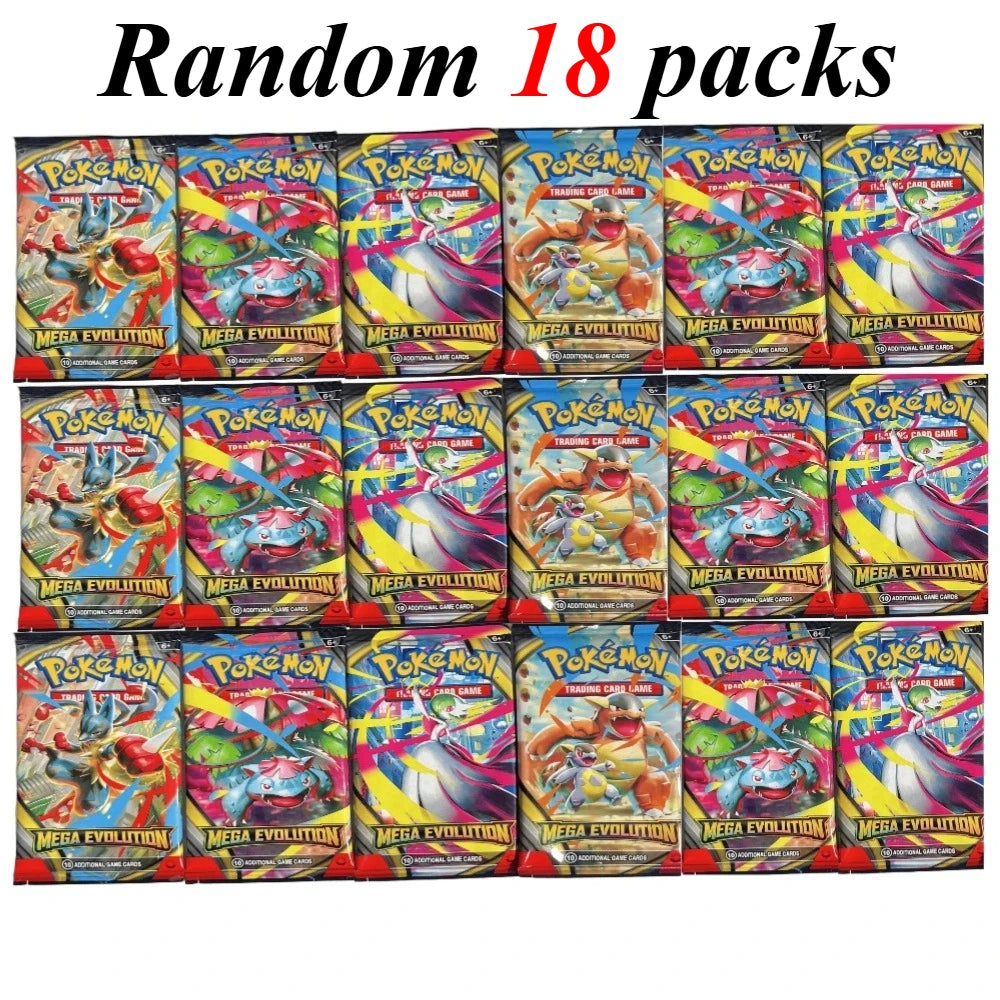 USA English Pokémon Card MEGA EVOLUTION Ascended Heroes Phantasmal Flames English Booster Battle Card Trading Game Card Gift Toy