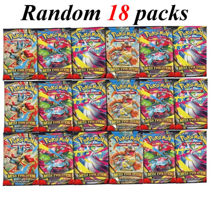 USA English Pokémon Card MEGA EVOLUTION Ascended Heroes Phantasmal Flames English Booster Battle Card Trading Game Card Gift Toy