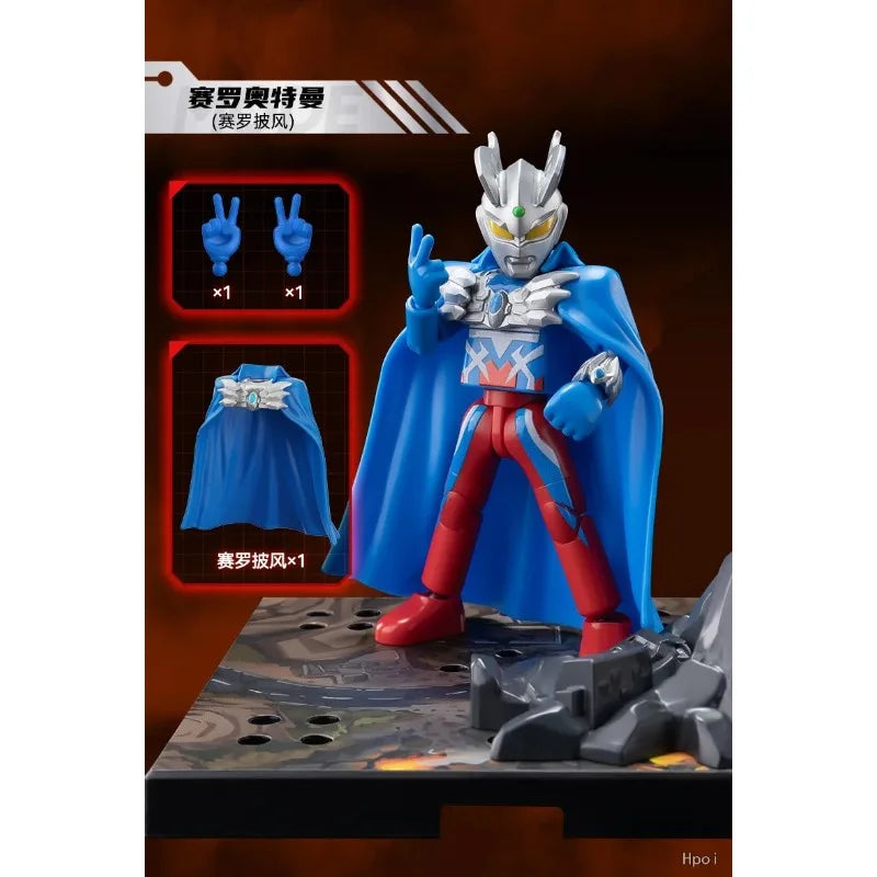 【In Stock】Blokees ULTRAMAN GEED/Gilbaris / ORB /ZERO / Z Classic Theme Edition Fierce Battle Ultimate Judge Action Figure