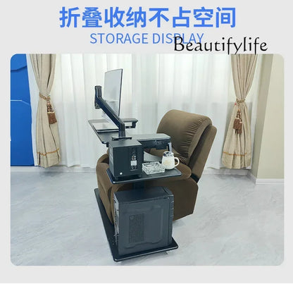 Computer desk bed notebook desktop computer desk bedside table lifting table lazy table cockpit suspension bracket