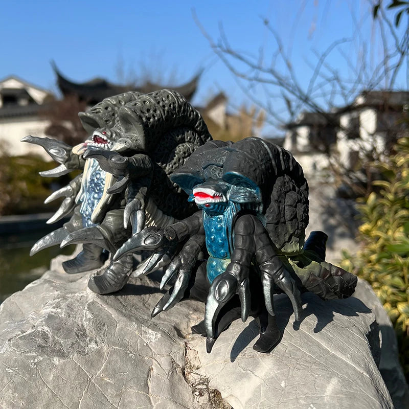2022 New Anime Ultraman Monster Godzilla large Giga Khimaira Soft Glue DX King Galactron Action Figure Toy  Gifts