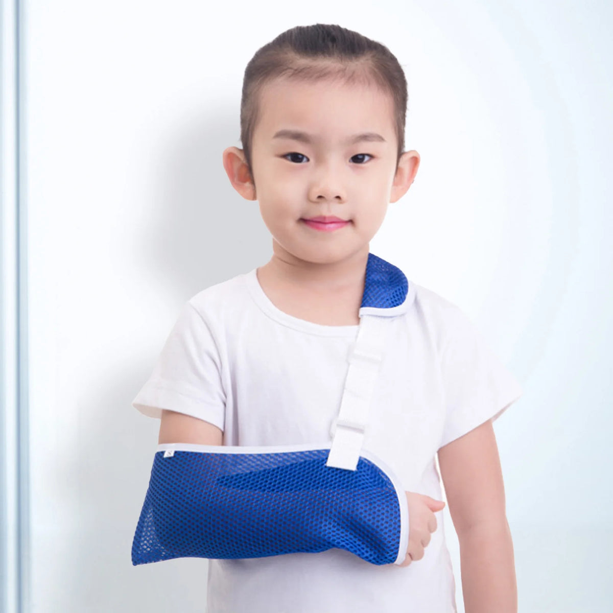 Kids Shoulder Braces Sling Arm Supports for Broken Arm and Shoulder Injuries, Adjustable Pediatric Cuff Support Wraps