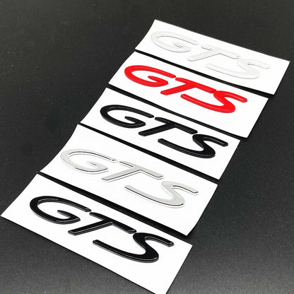 for Car Rear Trunk Badge Decal Sticker Emblem Accessories Boxster Cayenne Cayman Carrera Macan Panamera GTS Turbo 4 S diesel