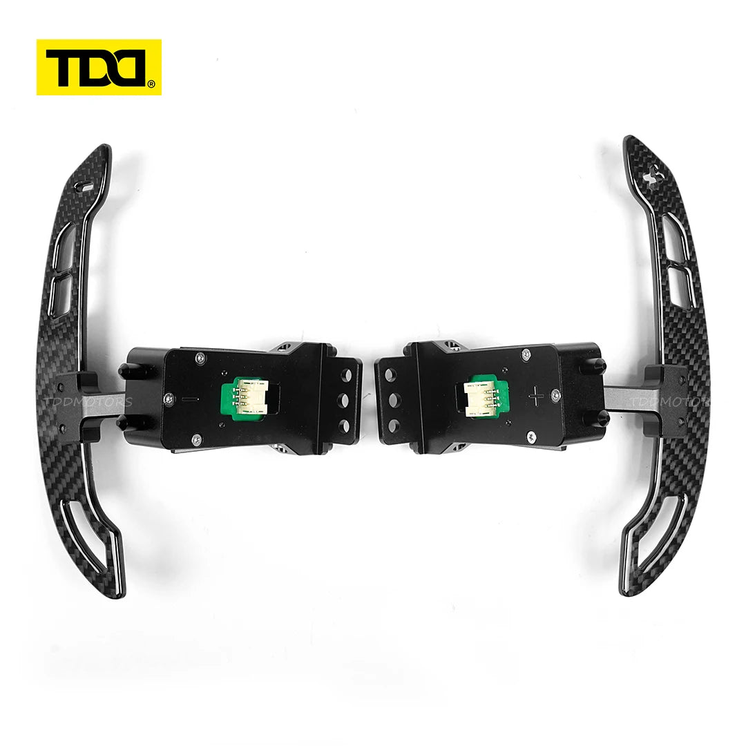 TDD Aluminum Alloy Magnetic Paddle Shifters For Porsche 718 Cayman GT4 991 Panamera 971 911 997 Steering Wheel Shift Paddle