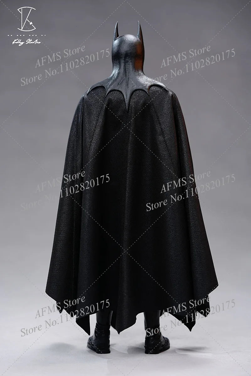 Kelly Studio 1/6 Men Soldier Cloak Classic Version Keaton Batman Black Cape Fit 12Inch Hottoys Action Figure Model Toys