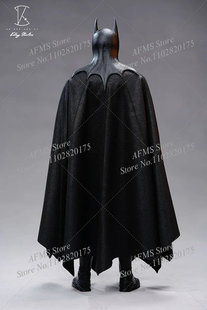 Kelly Studio 1/6 Men Soldier Cloak Classic Version Keaton Batman Black Cape Fit 12Inch Hottoys Action Figure Model Toys
