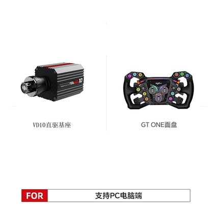 PXN W GTL GT One Racing Simulator Wheel Carbon Fiber Shift Paddle RGB Customizable Keys Quick Detachable Steering Wheel For PC