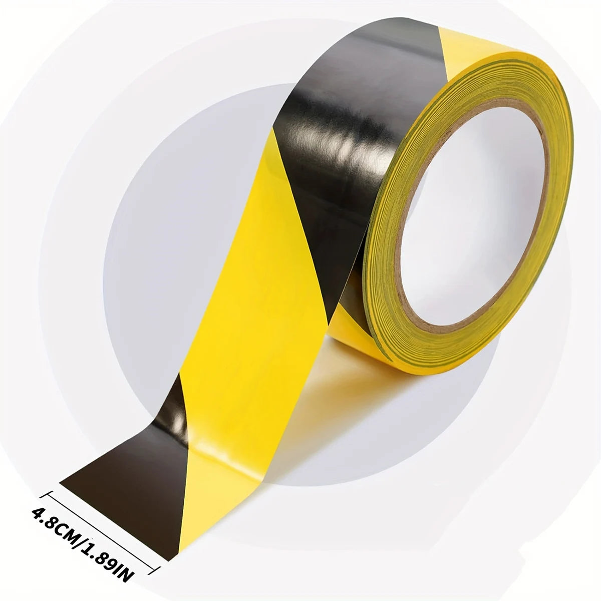 Yellow Black Warning Tape Marking Safety PVC Strong Adhesive Grip Tape For Factory Warehouse Stairs Warning Stickers