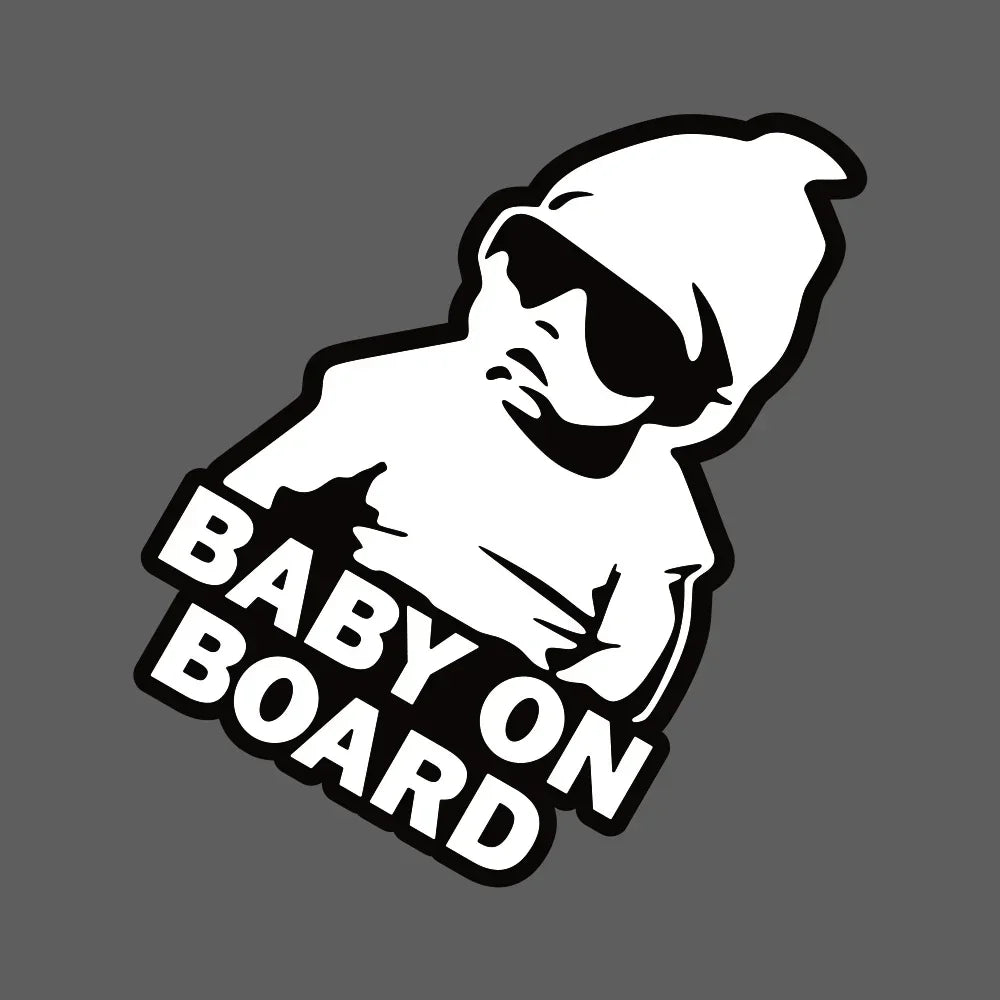 Warning Car Sticker Baby on Board Stickers Color Vinyl Film PVC Decal Creative Stickers Vehicles Motorcycle Exterior Accessories