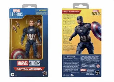 Original Hasbro Marvel Legends Captain America Anime Figure Model Gift Toy Collection