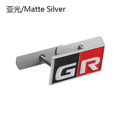 3D Metal Car Sticker Labeling Emblem Badge Decals For Toyota GR Sport C-HR RAV4 Corolla Yaris Camry Prado Prius Auto Accessories