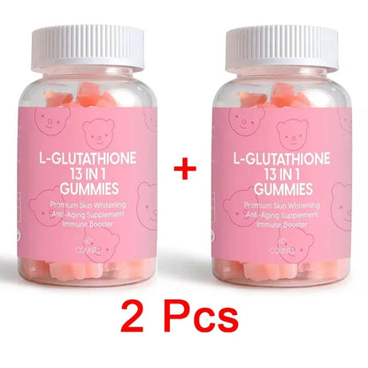 Glutathione Collagen Gummies Skin Brightening Vitamin VC Whitening Anti Skin Aging Spot Removal Dietary Supplement