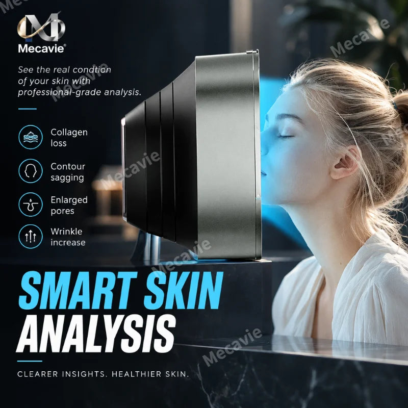 Professional 3D Facial X5 Camera Scanner Digital Skin And Hair Analysis Measuring Machine UV Facial Scanner Skin Analyzer