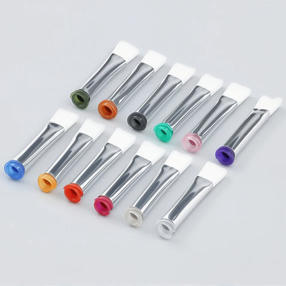 5Pcs 7-8mm Flat Mouth Soft Brush Needle Dispensing Injection Needle Precision Dispensing Machine Glue Coating Needle