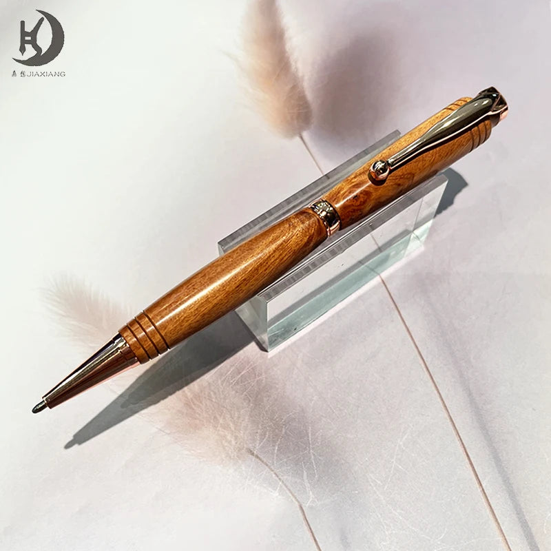 1 PCS 910 Luxury Vintage Slim Sour Wood Ballpoint Pen,Business Office Pen Gift Cool Nice Wooden Gel Pen for Men & Women