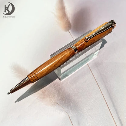 1 PCS 910 Luxury Vintage Slim Sour Wood Ballpoint Pen,Business Office Pen Gift Cool Nice Wooden Gel Pen for Men & Women