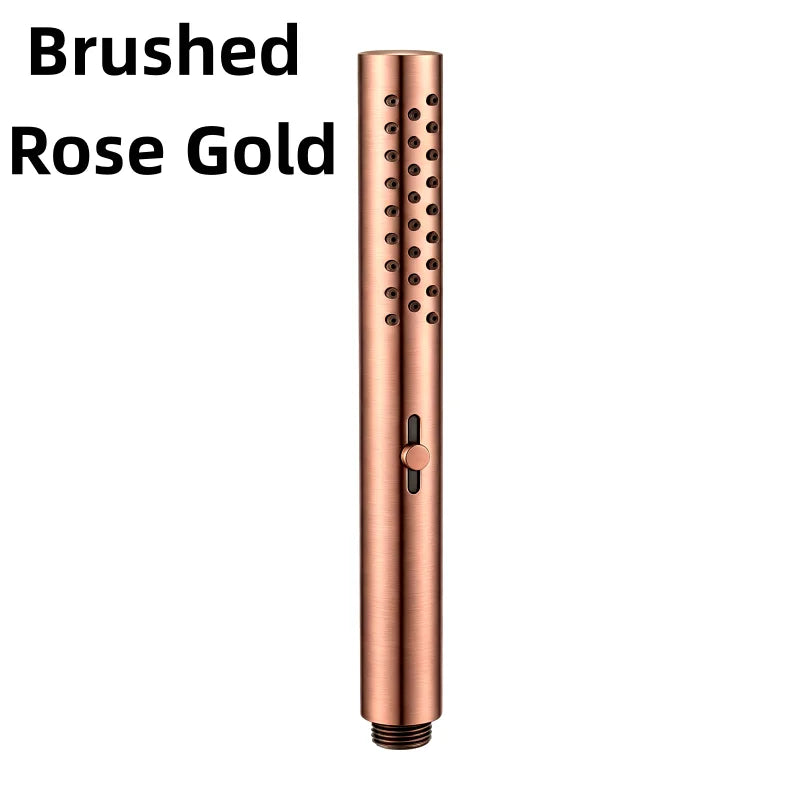 Brushed Nickel Stainless steel Hand Shower Head with 1.5M Hose Water Saving Handshower Shower Brass Bracket Accessor