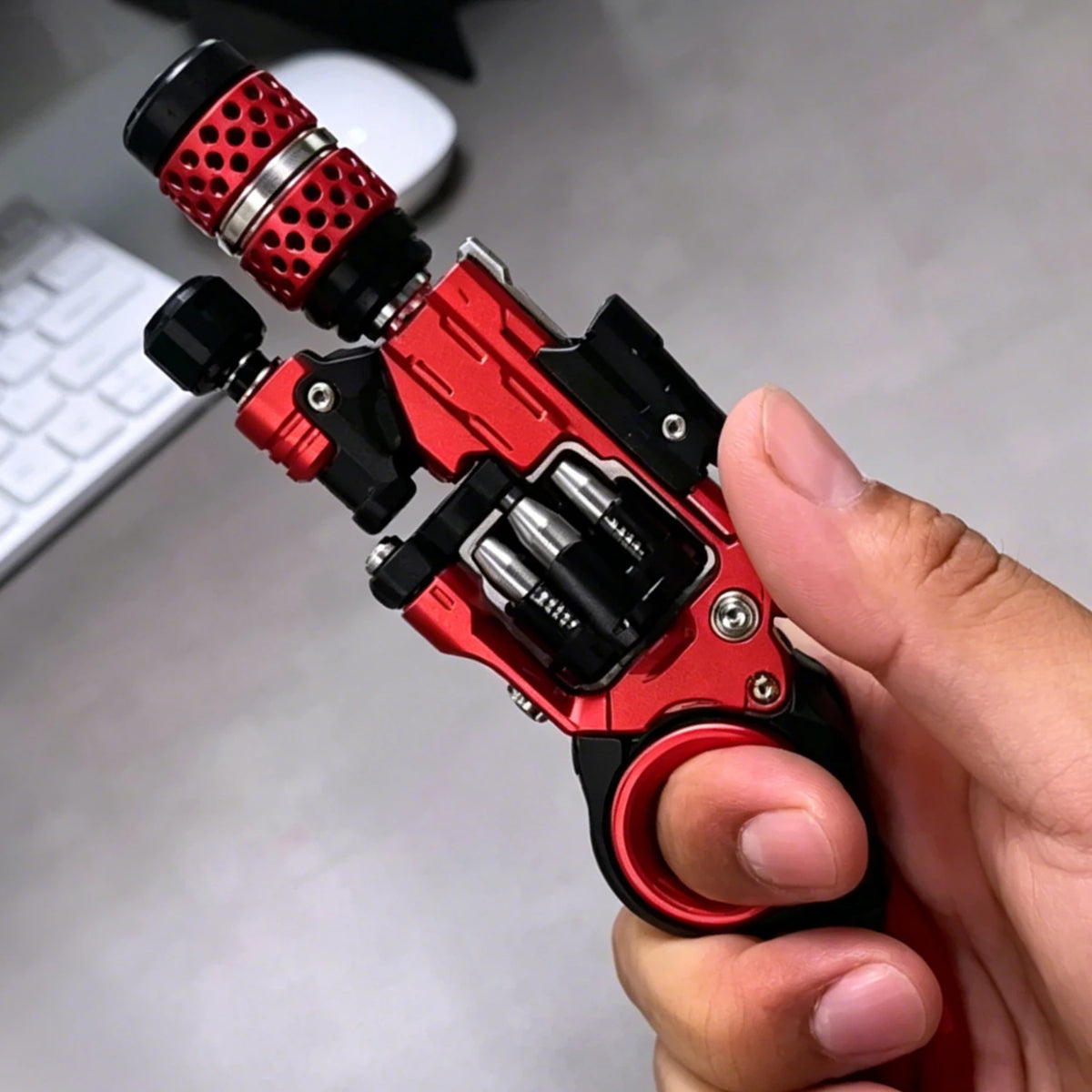 2026 New Aluminum Alloy Destroyer Gun Composite EDC Fingertip Decompression Toy