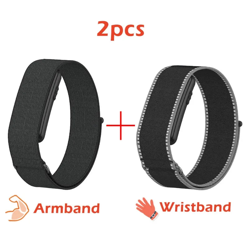 Adjustable Upper Arm Bicep & Wrist Strap for Garmin CIRQA Premium Custom Nylon Loop Soft Replacement Smart Sport Band Accessory