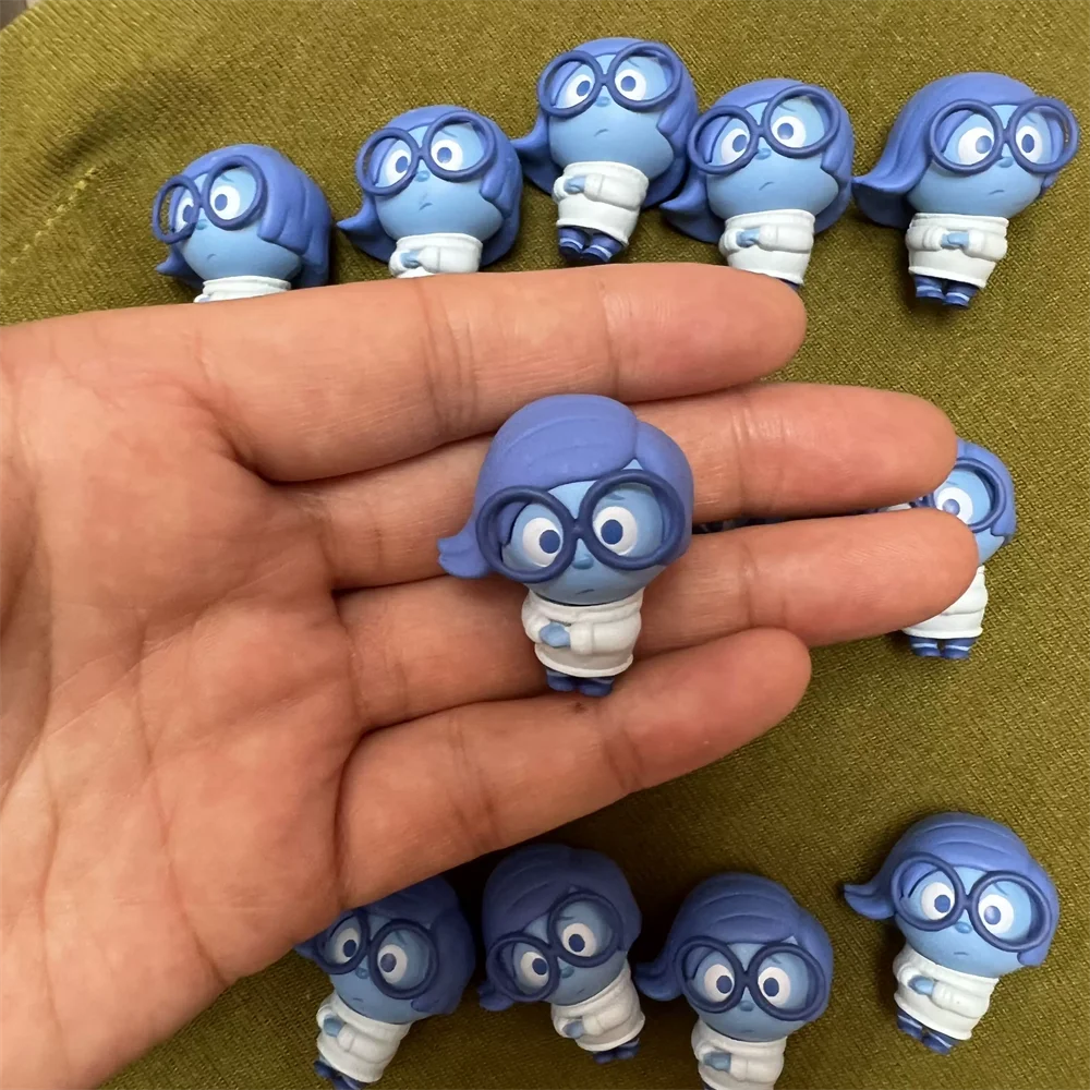 Disney original 100th Mini Figureines Bottle Toy  Princess Series Villain Series Figurine Toy Model For Kids Gifts