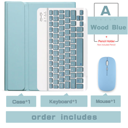 Keyboard Wireless Mouse Magic For iPad Pro 13 11 Case M5 M4 2026 M3 Air 13 11 5 4 10.2 9 8 7 Generation Case Bluetooth Keyboard