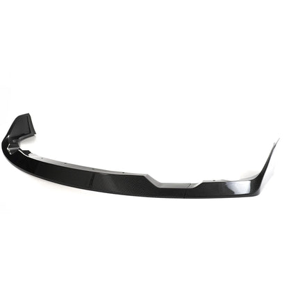 For Toyota Supra A90 A91 2020-2024 Car Accessories Front Bumper Lip Spoiler Diffuser Matte/Glossy Black Carbon Fiber Style