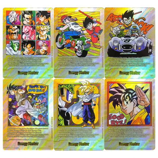 21Pcs/set Diy Self Made Dragon Ball Z Super Saiyan Goku Gohan Vegeta SB01 English Flash Card Classic Anime Collection Card Toy