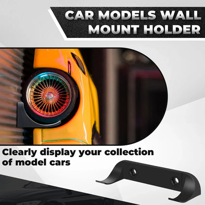 12/20Pcs Mount Firm Display Cars by Wheels on Wall Hanging Cars Display Rack Space-Saving Car Model Holder for Lego Car Models