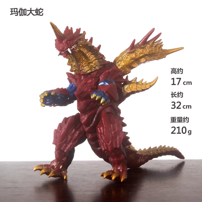 New large Soft rubber Ultraman Belial Monster Leugocyte Belial Gaia Gubira Gomora Model Action Figure Children's Toys
