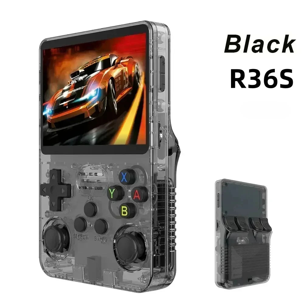 R36S ARKOS System Retro Handheld Game Console 3.5 Inch IPS Screen Classic Portable Video Player 128G Games Boy Gift