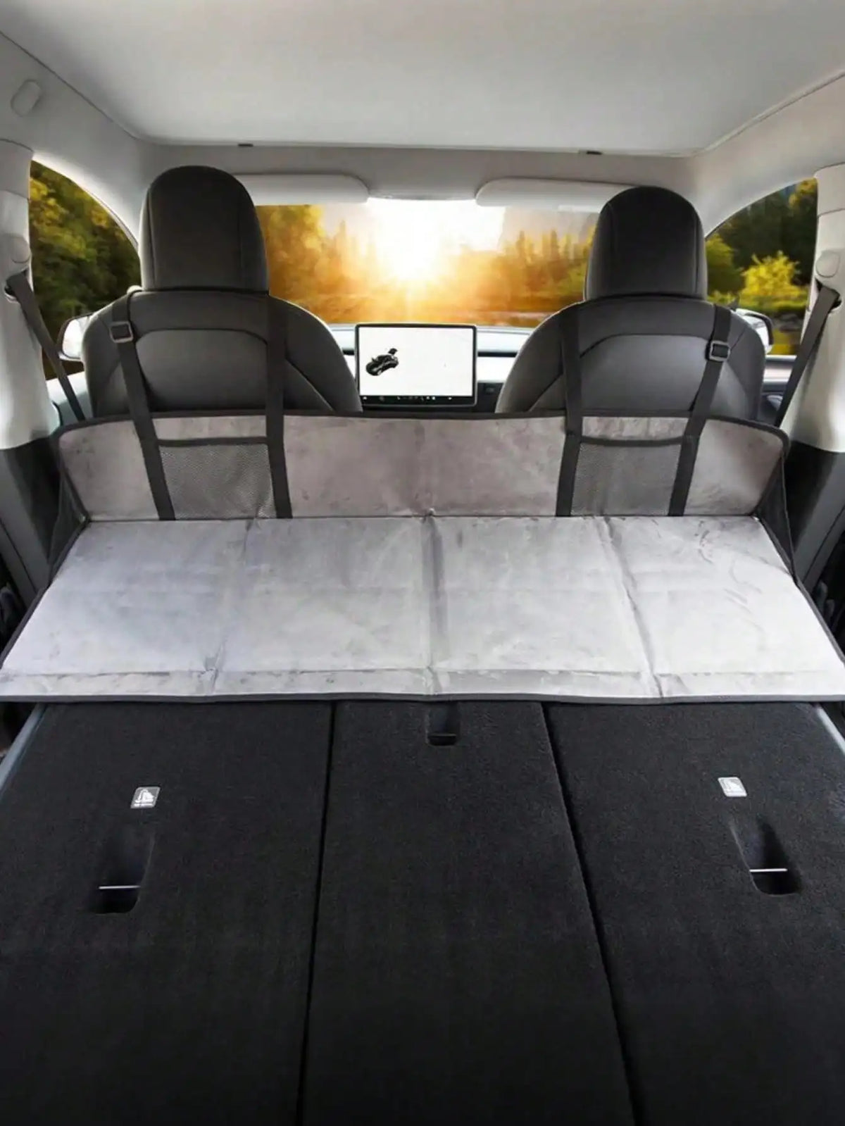 1Pc Car Bed Extender – Ideal for Camping, Road Trips & Overnight Travel, Folding Extension Mattress.