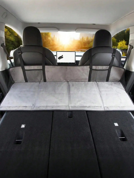1Pc Car Bed Extender – Ideal for Camping, Road Trips & Overnight Travel, Folding Extension Mattress.