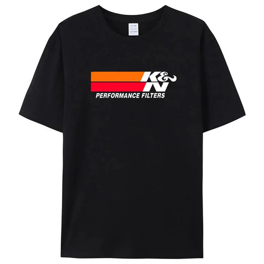 New T-ShirtK&N High Performance Air & Oil Filters Air Intakes Men Cotton Cool Harajuku Funny T-Shirt Male Vintage Tee-shirt