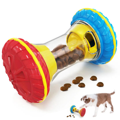 BoYoYo Interactive Dog Toys, Dog Puzzle Toys for Smart, Dog Enrichment Toy to Keep Them Busy, Treaw Puzzles Feeder, Yellow