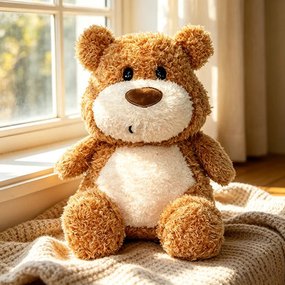 23cm Little Bear Plushie Kawai Soft Sleep Companionship Doll Cute Precious Little Bear Bedroom Decoration Birthday Gift For Girl