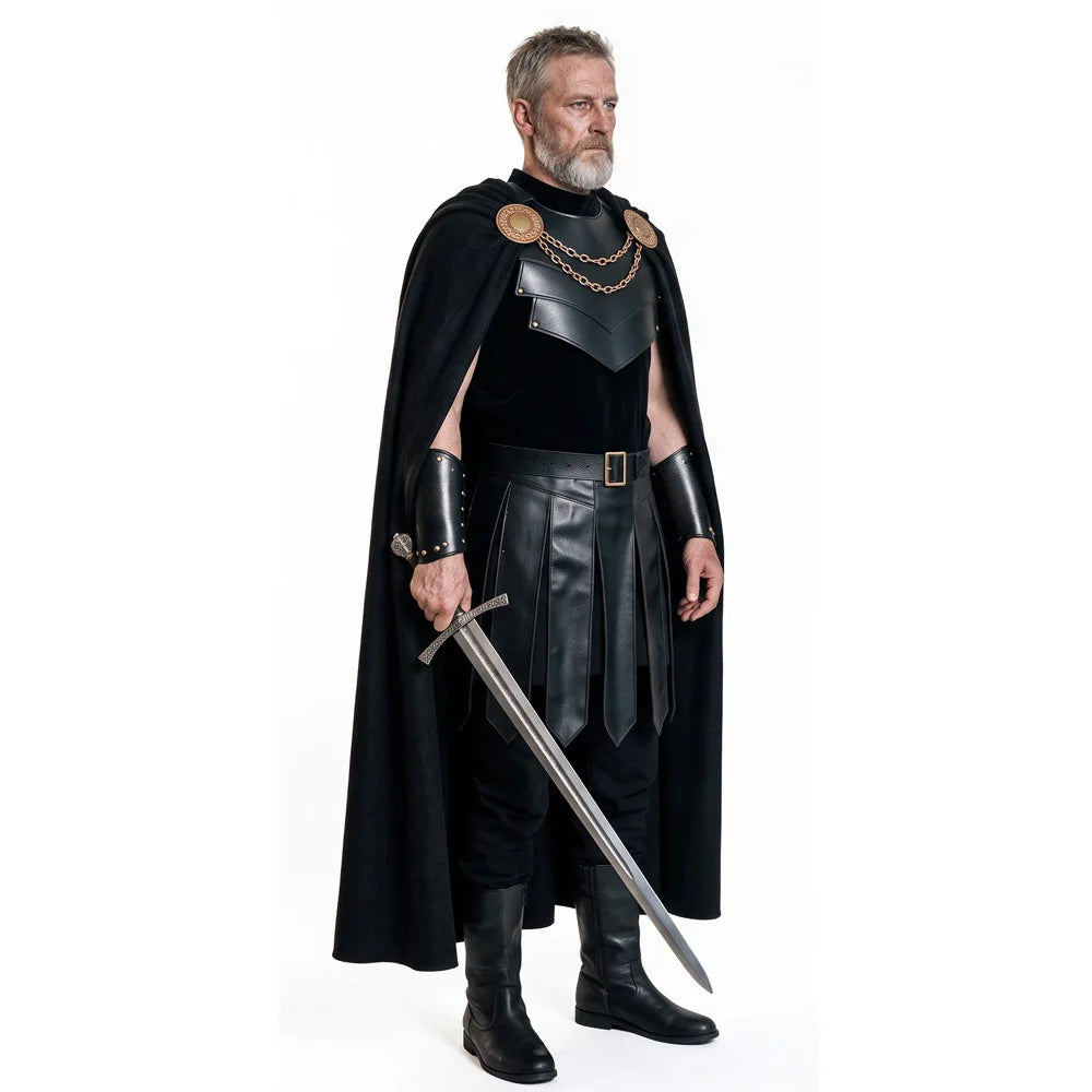 Halloween Carnival Suit Agamemnon Disguise The Odyssey Cosplay Costume Adult Men Uniform Cloak Set Roleplay Fantasia Outfits