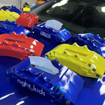 Night Kids Automotive Culture Merchandise - Brake Caliper Style Tissue Box, A Must-Have for Auto Enthusiasts