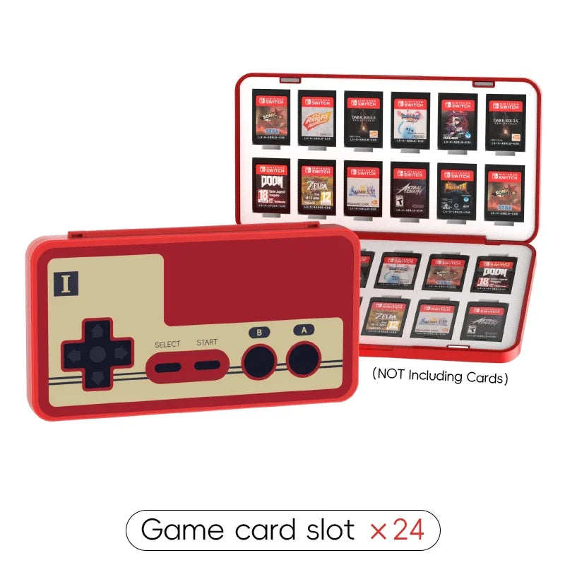 24 in 1 Game Card Case for Switch/Switch OLED Cartridge Storage Box Chip Holder Cover