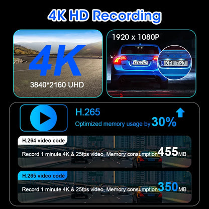 Develuck New 11.26'' 4K Car DVR Wireless CarPlay Android Auto Multimedia Player IPS Touch Screen Bluetooth Video Recorder FM AUX