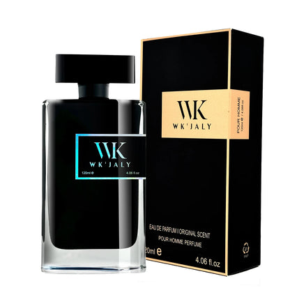 WK JALY Eau De Parfum For Men, With Notes of Bergamot, Woody, Rosemary, Men's Cologne Perfume, Long Lasting Scent, 120ml/4 oz