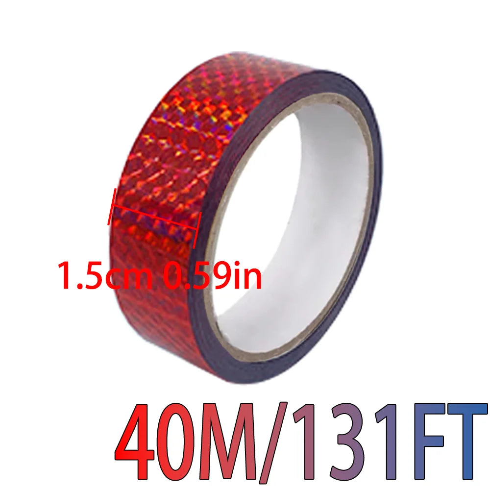 Holographic Laser Tape, Self-Adhesive Glittery Decorative Tape, Party Gift Packaging, DIY Hot Stamping Gold and Silver Stickers