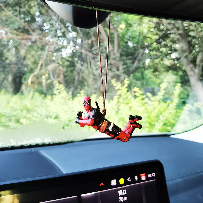 Deadpool 2 Action Figure X-Men Swing Posture Anime Doll Car Charm Decoration PVC Collection Figurine Kids Toys