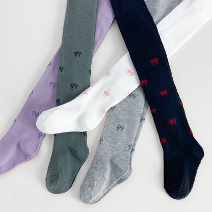 5 PCS Mid-Thickness Plain Baby Toddler Leggings Socks – Children Girl Kid Tights for Casual, School & Layering
