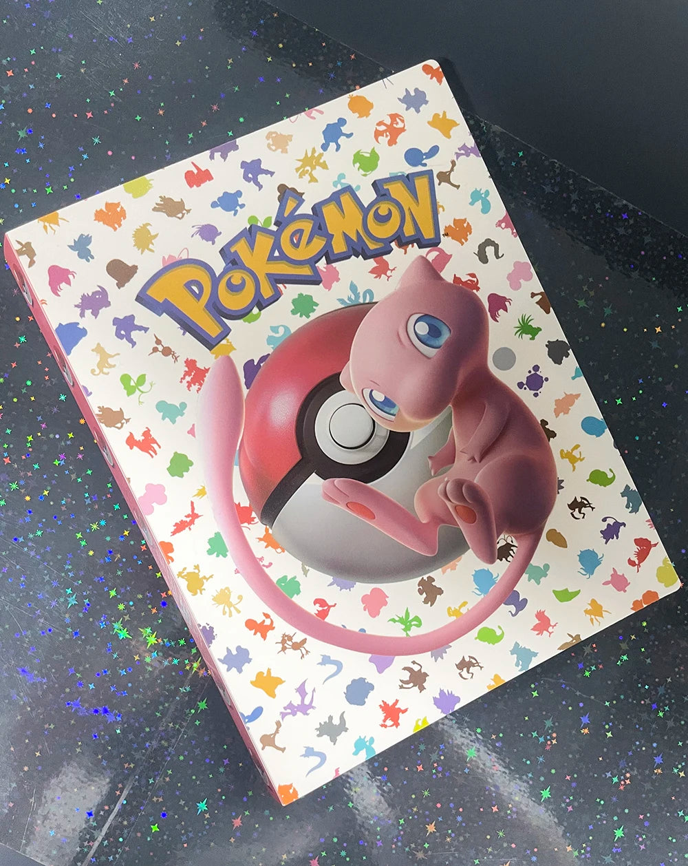 2026NEW PTCG Eevee Collectible Card Album 4 Compartments Can Hold 240 Pcs Card Gengar Ex Collectible Card Book Storage Bookcase