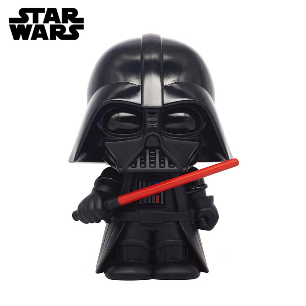 Star Wars Officially Licensed PVC Piggy Bank Darth Vader Figurine Money Box Home Decor Collectible Desktop Organizer Savings Jar