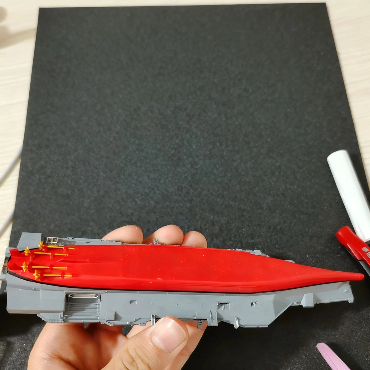 1/2000 Ford-class Aircraft Carrier Model 17cm 3D Printed with Exquisite Details Ships Static Model Ship Toy Ornaments