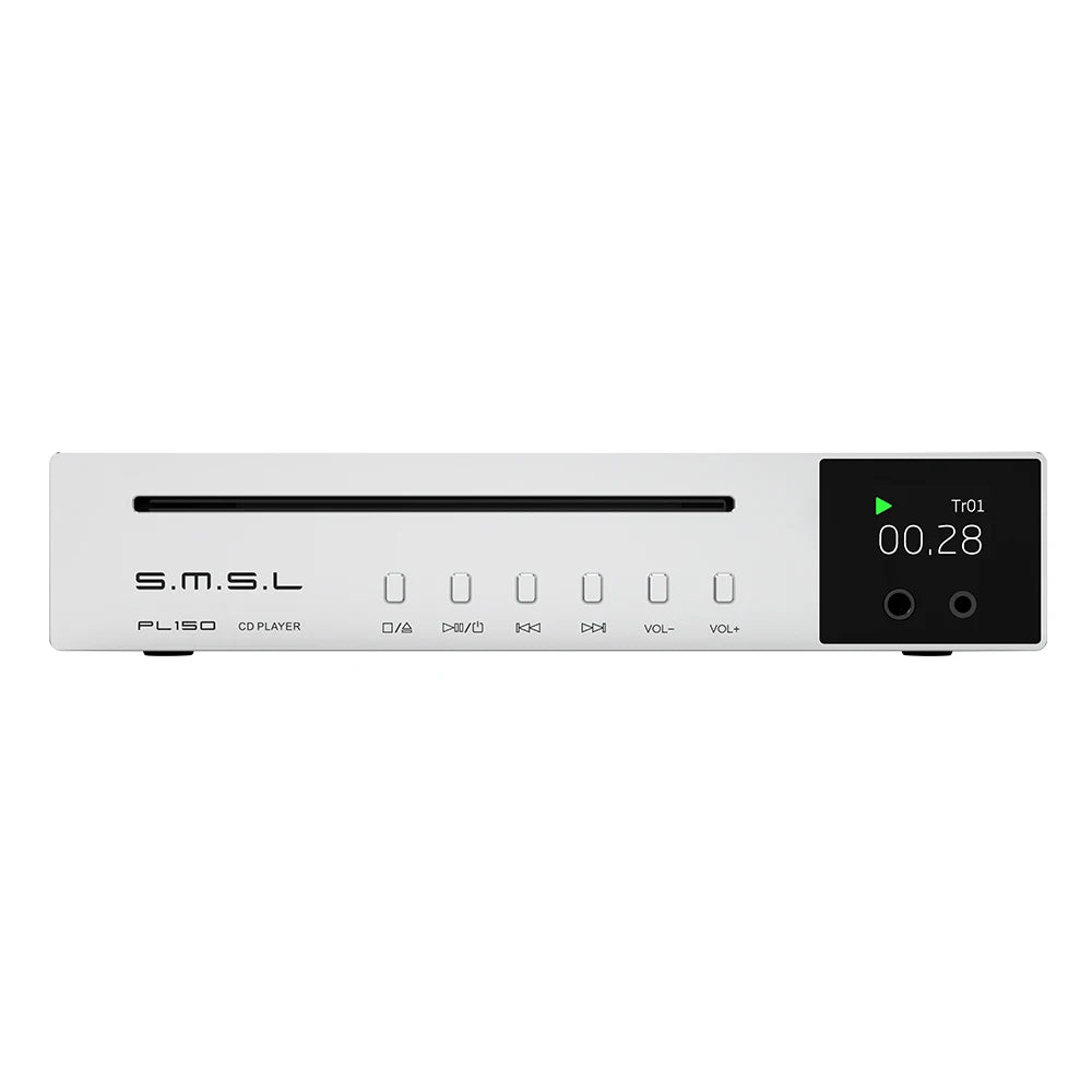 SMSL PL150 Audiophile CD Player CS43198 Source Digital 4.4mm 3.5mm Headphone Jack RCA Optical Coaxial With Remote Control