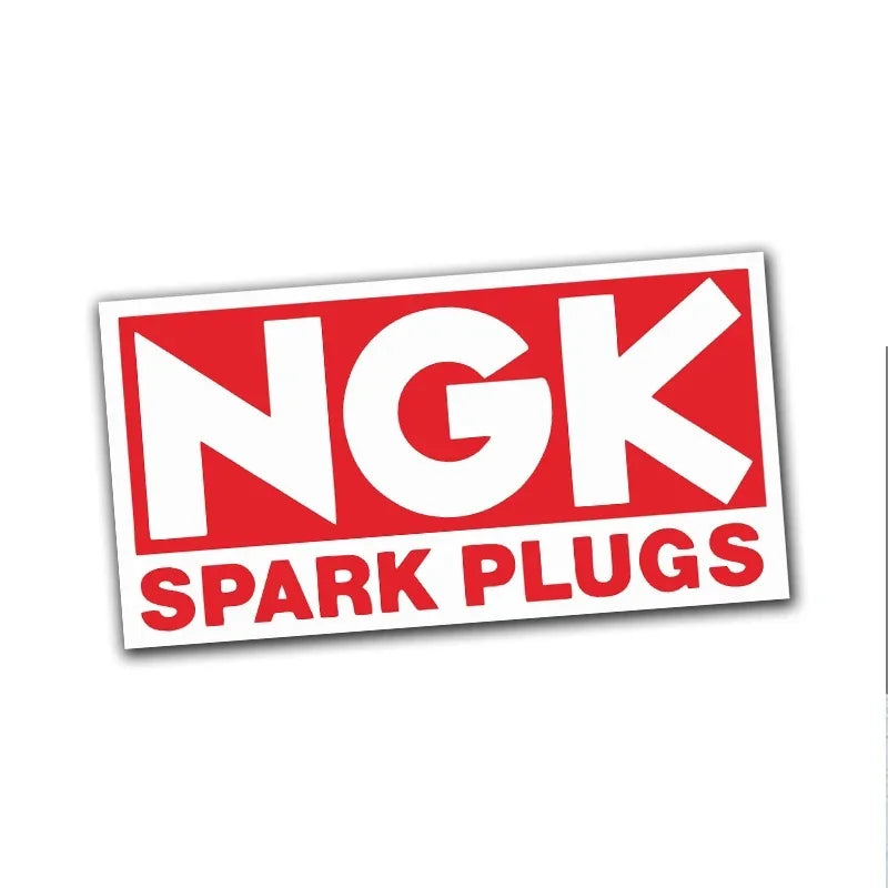 Waterproof Reflective NGK Spark Plug Car Sticker Creative Personalized Body Decoration Glass Sticker