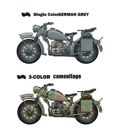 Freedom Assembling Model Kit F16006  R75 military Motorcycle Solo 1/16