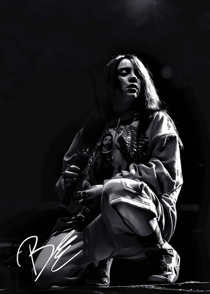 Hot High Burning Singer B-Billies Series Poster Print Canvas Art Picture Home For Living Room Wall Decor Gift Frameless Painting